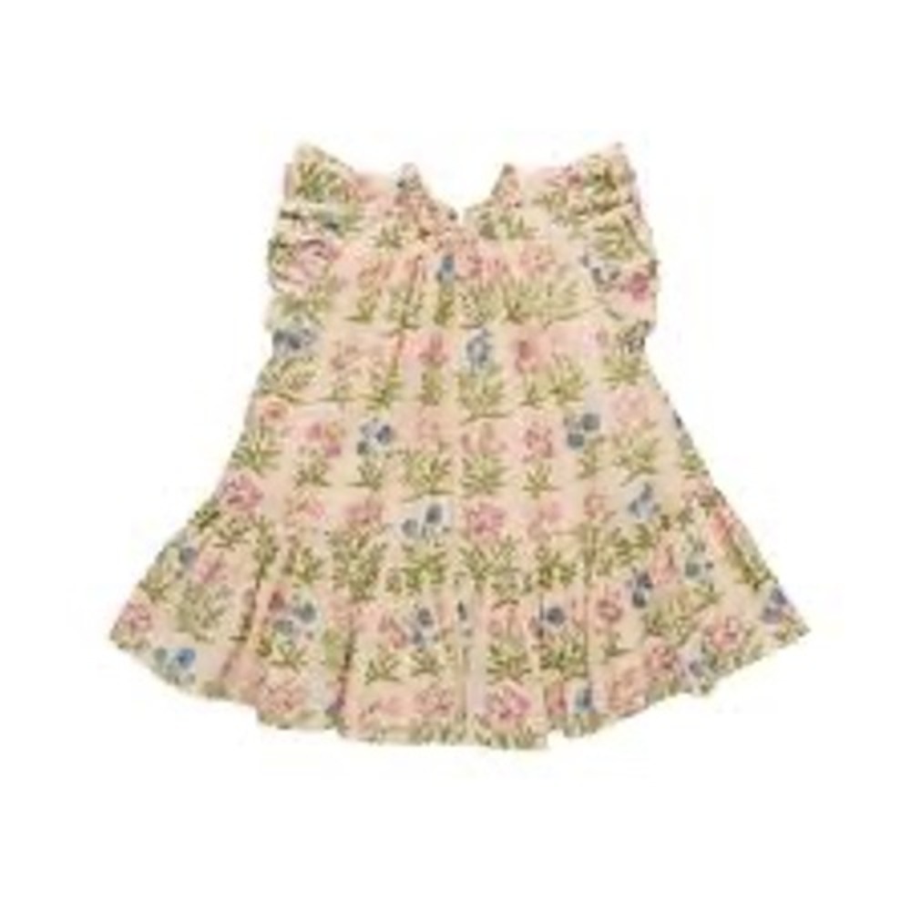 Pink Chicken Harper Dress Leafy Floral Size 6Y New With Tags
